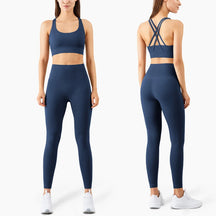 Conjunto fitness Asana sutiã sem costura