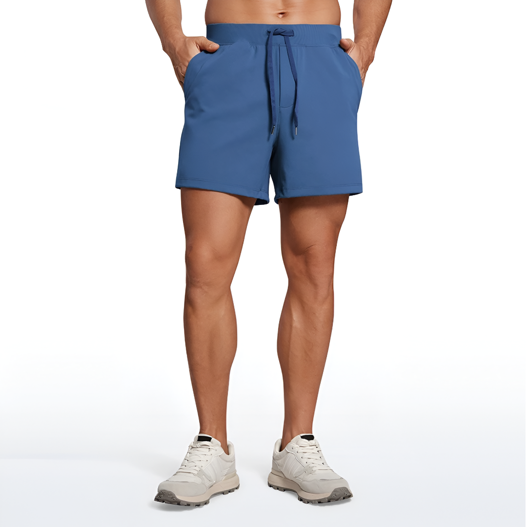 Shorts atléticos casuais macios e duráveis de 5"