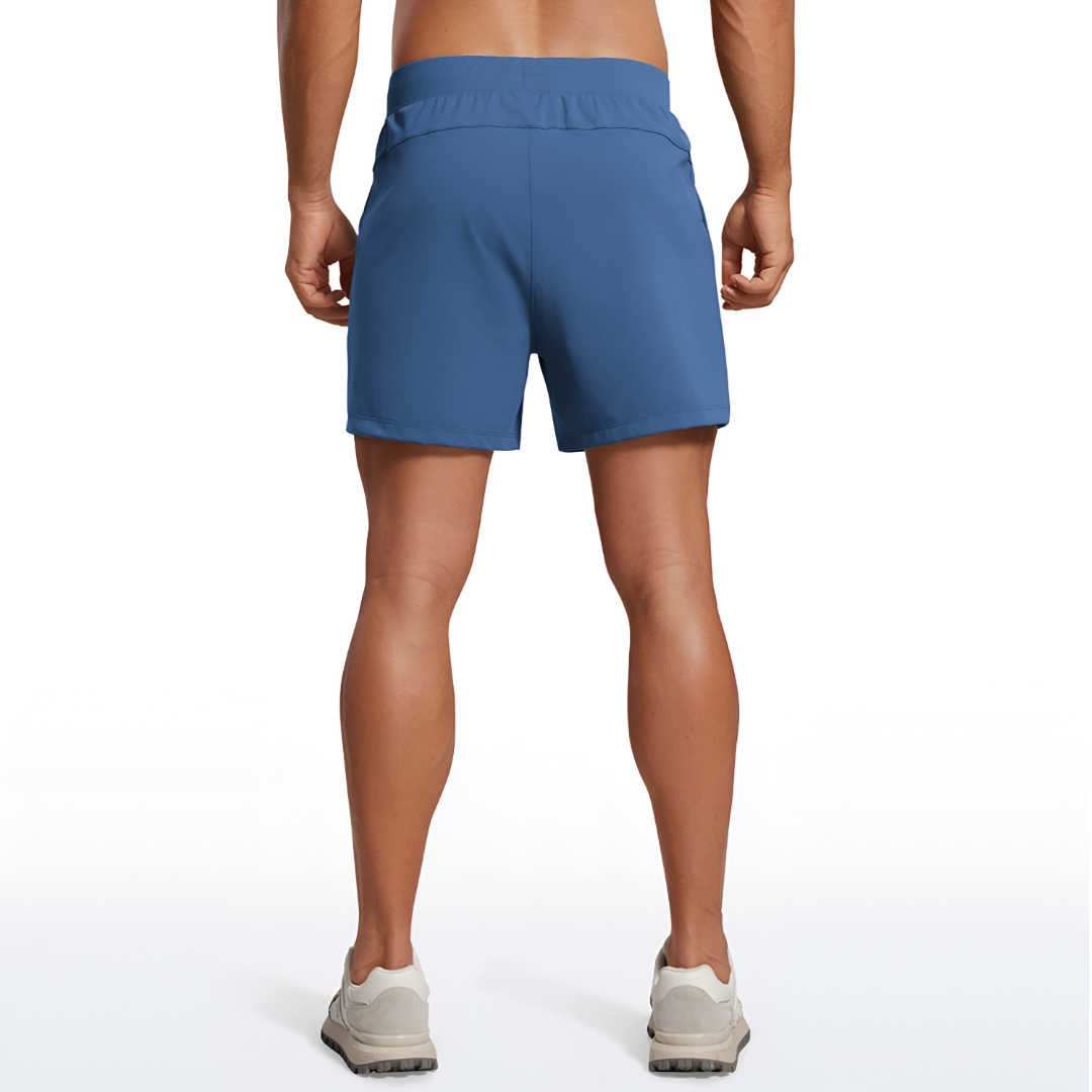 Shorts atléticos casuais macios e duráveis de 5"