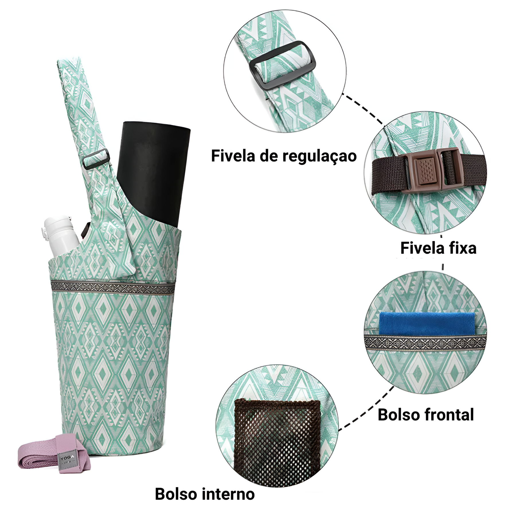 Bolsa Feminina Yoga Estilo Étnico